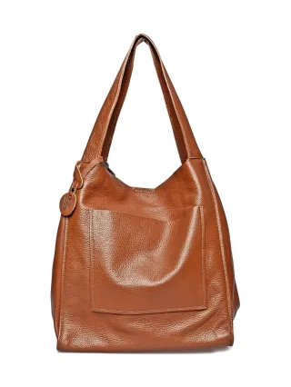Isabella Rhea Braun Rindsledertasche