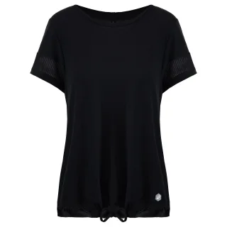 ASICS Logo Womens Black T-Shirt