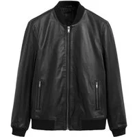 Next Lederjacke Signature Bomberjacke aus Leder (1-St)