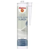 Alpina Silikon Alpina Dusch & Badsilikon weiß 300 ml