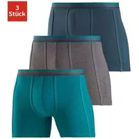 Bench. Langer Boxer (Packung, 3-St) Unterhosen mit elastischem Bund und Logodruck auf dem Bein