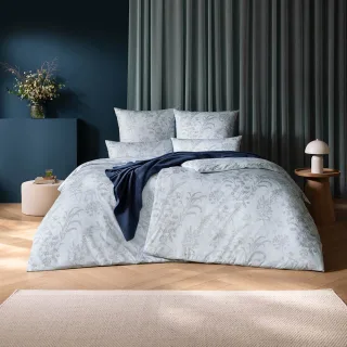 Estella Bettwäsche "Elke" 3 tlg. Edler Schweizer Premium-Satin aus 100% Baumwolle