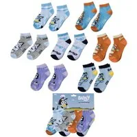 Bluey Kurzsocken 7 Paar Kinder Kurzsocken Set für Schule und Freizeit