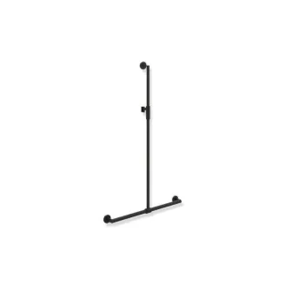 Hewi System 900 Duschhandlauf 900.35M43060CV 1250 x 765 x 765 mm, pulverbeschichtet schwarz tiefmatt