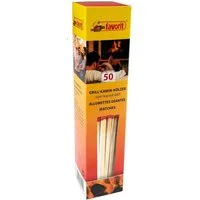 favorit Grillanzünder Streichhölzer 50 Stück extra lang Anzünder 1241, (1-St)