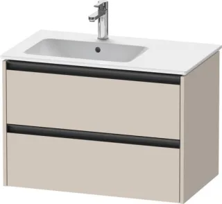 Duravit Ketho.2 Waschtischunterbau wandhängend Taupe Matt 810x480x549 mm - K25267091910000 K25267091910000