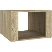 vidaXL Nachttisch Nachttisch Sonoma-Eiche 57x55x36 cm Holzwerkstoff (1-St)