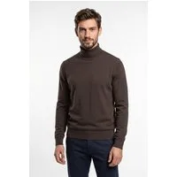 FYNCH-HATTON Rollkragenpullover mit Logostickerei