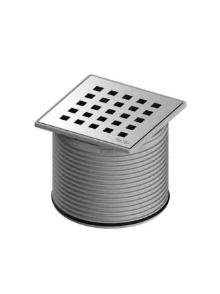 Tece drainpoint S Rostrahmen Edelstahl 100 x 100 inkl. Designrost "quadratum", 3660007 3660007