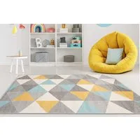 Mazovia Teppich LAZUR_Geometric, 80x150, Geometrisch, Modern, Kurzflor, Gemustert