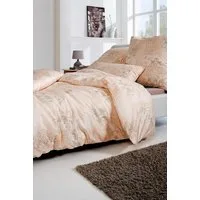 Estella Bettwäsche Gregorio in Gr. 135x200 oder 155x220 cm, Jersey, 2 teilig, elegante Bettwäsche aus Baumwolle, Bettwäsche mit Reißverschluss