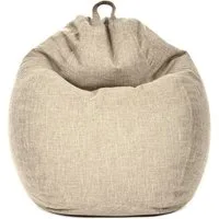 Green Bean Sitzsack Indoor Sitzsack Home Linen L - 200 Liter (Indoor Riesensitzsack mit EPS-Perlen Füllung, Kuschelig Weich Waschbar), Sitzkissen Lounge Chair