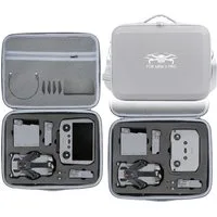 Wigento Für DJI Mini 5 Pro Fly More Organizer Schultertasche Grau Zubehör Drohne