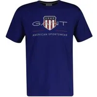 Gant T-Shirt Herren T-Shirt 1er Pack Baumwolle (Packung, 1er Pack)
