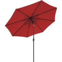 COSTWAY Sonnenschirm Gartenschirm, 30° neigbar, mit Kurbel, UV-Schutz