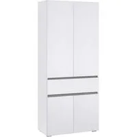 Home affaire Hochschrank Wisla mit 4 Türen & 1 Schublade, Breite 76 cm, Höhe 180 cm