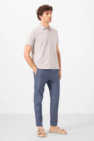 Herren gerade geschnittene Gabardine Chino-Hosen