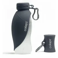 Colapz Reisenapf Wasserflasche und Futter Set für Hunde - 570ml - Colapz Grau