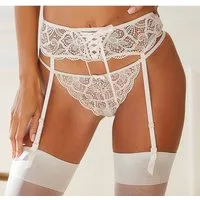 LASCANA Strapsgürtel Nikoletta, mit aufregender Schnürung, sexy Dessous