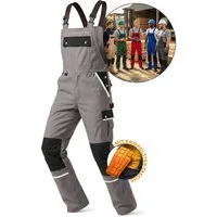 TMG International Arbeitslatzhose Latzhose Arbeitshose Cargohose Overall Blaumann