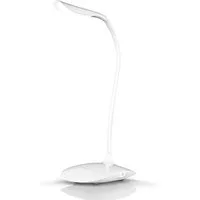 Brandson Schreibtischlampe Bürolampe, Tischleuchte, leuchtstarke 70 Lumen, Energiesparend, 3 Watt, mehrere Helligkeitsstufen, LED fest integriert, warmweiß, Stromsparend, 3 Helligkeitsstufen, Batteriebetrieb möglich