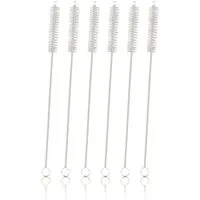 Bestlivings Reinigungsbürste 06161 Strohhalmbürste, Düsen, Schläuche, Kaffeevollautomaten, Strohhalme, (Mehrpack, 6-tlg), 20cm (4 - 8er Pack) Nylon Bürsten Pfeifenreiniger für Trinkhalme