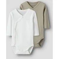 Name It Body NBNBODY 2P LS WRAP SOLID NOOS (Packung, 2-tlg)