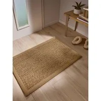 benuta Fußmatte Greta, rechteckig, Höhe: 5 mm, 100% Sisal Naturfaser, Teppich Wohnzimmer, Esszimmer, Schlafzimmer