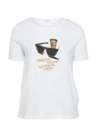 s.Oliver - T-Shirt weiß - Gr. - 50
