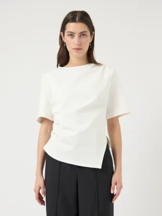 Y.A.S - YASPINA 2/4 TEE S. NOOS Star White - Gr. - S