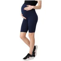 Be Mammy Umstandsleggings Damen Kurze Umstandsleggings aus Bio-Baumwolle BE20-285 (1-tlg) elastischer Bund