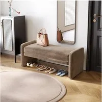 Guyii Polsterbank Mehrzweckbank, Fußshocker, Sitzgelegenheit im Flur, 118x51x49,8cm (1-St), Samt Sitzbank, Schuhbank Bettende für Schlafzimmer