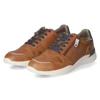 Mustang Low Sneaker - Gr. 42 - Braun - Synthetik
