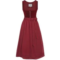 MarJo Dirndl Dirndl Cherry Chante 65cm Länge weinrot