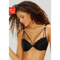 LASCANA Push-up-BH aus Spitze mit hübscher Bändchenoptik, sexy Dessous