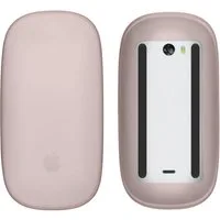 kwmobile Mausfüße Silikon Schutzhülle für Apple Magic Mouse 1 / 2 (1-St), PC Maus Cover Hülle aus softem Silikon - Altrosa