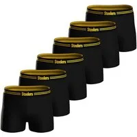 NFL Boxer Pittsburgh Steelers (6-St) Boxershorts, Unterhose, Boxerbriefs