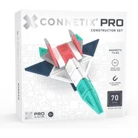 Connetix Magnetbaukasten Set mit 70 Teilen für kreatives 3D-Konstruieren Magnetspielbausteine