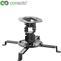 conecto Beamer-Deckenhalterung Universal Projektor- Beamer Deckenhalterung, (schwenkbar um 360°, neigbar)