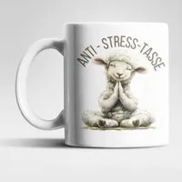 WS-Trend Tasse Anti Stress Schäfchen Schaf Kaffeetasse Teetasse Geschenkidee 325 ml, 1-tlg., Keramik