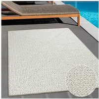 OTTO home Teppich Matts Wende-Teppich in Strick-Optik auch für Balkon und Terrasse, rechteckig, Höhe: 5 mm, In- und Outdoor geeignet, Wetterfest & UV-beständig