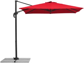 Schneider Schirme Ampelschirm "Rhodos Junior" ØxH: 230x230 cm, Alu/Polyester, inkl. Plattenständer/Schutzhülle