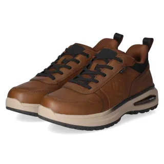 Bugatti Schnürschuhe - Gr. 40 - Braun - Textil & Synthetik