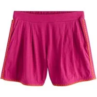 Next Sweatshorts Jersey-Shorts mit Überwendlingsstich (1-tlg)