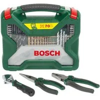 BOSCH Bohrer- und Bitset Bosch Bit-Bohrer Set X-Line 70-teilig inkl.
