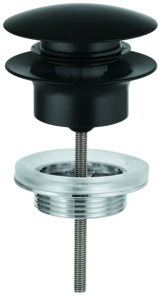 GROHE Druckstopfen-Ablaufgarnitur 102464 matte black, 1024642430 1024642430