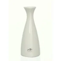 Sandra Rich Dekovase SANDRA RICH, Porzellan- VASE "TRIANGLE" 14cm. Vase Creme WEISS.