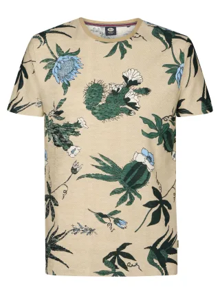 Petrol Industries - T-Shirt mit Allover-Print Carbón Herren