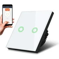 Maclean Smarter Lichtschalter, Steuerung über WiFi-App und Touch-Schalter