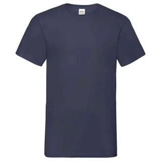 Fruit of the Loom - "Valueweight" T-Shirt V-Ausschnitt für Herren/Damen Unisex (Marineblau)